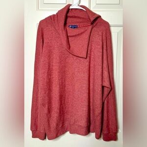 Democracy Ladies Long Sleeve 1X Sweater